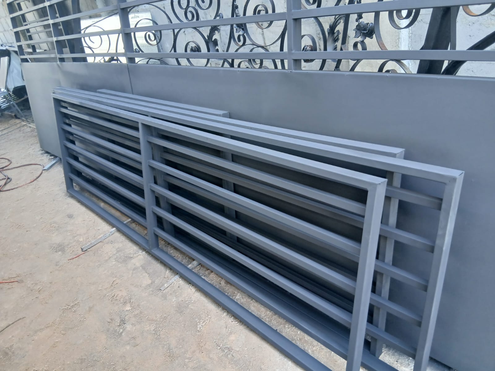 Custom steel window grilles